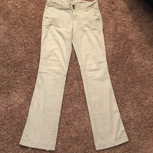 arizona bootcut khaki pants